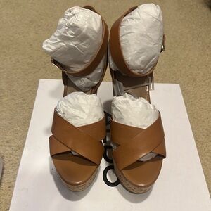 Women's Tan Platform Sandals